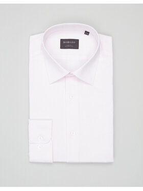 Borgio Borgio Koszula matera_00701 Różowy Slim Fit