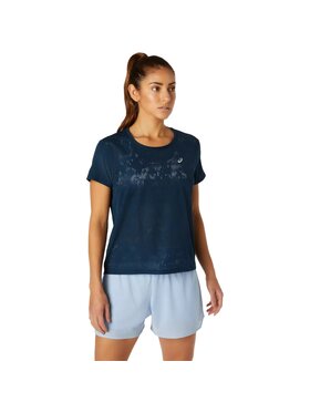 Asics Asics T-Shirt Asics Ventilate SS Top Granatowy Regular Fit
