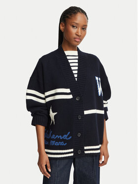Weekend Max Mara Weekend Max Mara Cardigan Belgio 2625346072 Blu scuro Relaxed Fit
