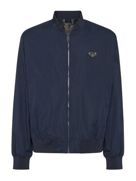 PHILIPP PLEIN PHILIPP PLEIN Bunda bomber 25595 Tmavomodrá Regular Fit