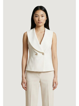 Artigli Artigli Gilet da completo COLLO SCIALLATO Bianco To Fit