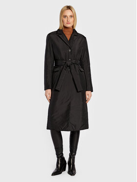 Trussardi Demisezoninė striukė 56S00787 Juoda Regular Fit
