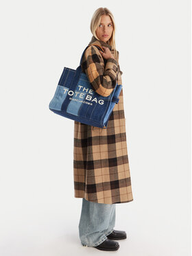 Marc Jacobs Marc Jacobs Ročna torba The Denim Large Tote Bag H018M06FA21 Modra