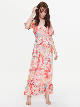 NAF NAF NAF NAF Kleid Kolorado XENR42 Écru Regular Fit