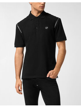 PHILIPP PLEIN PHILIPP PLEIN Polo 27125 Nero Slim Fit