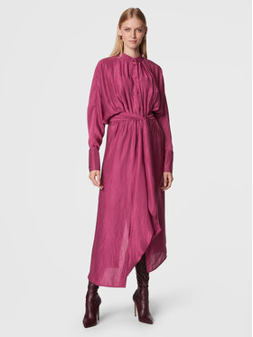 Gestuz Gestuz Hemdkleid Luella 10906554 Dunkelrot Relaxed Fit