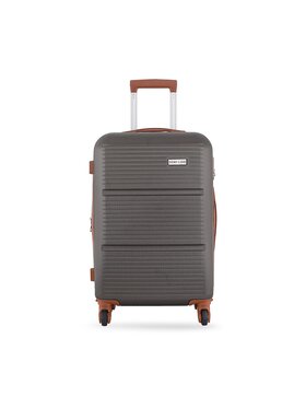 Semi Line Semi Line Valigia rigida piccola T5583-3 Marrone
