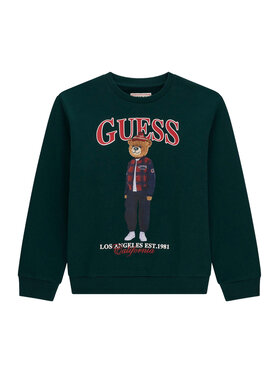 Guess Guess Džemperis L6BQ14 K6130 Žalia Regular Fit