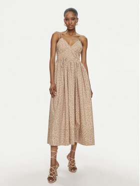 TWINSET TWINSET Rochie de vară 241TT2116 Bej Regular Fit