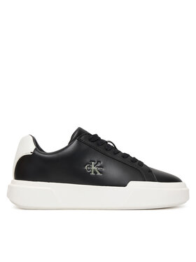 Calvin Klein Calvin Klein Sneakersy Chunky Cupsole Laceup Lth Ml YW0YW01947 Czarny