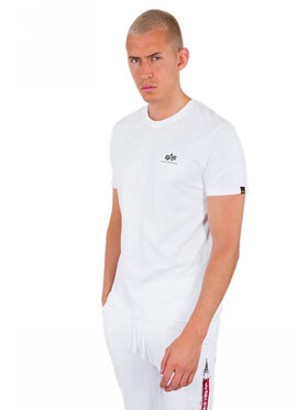 Alpha Industries Alpha Industries T-Shirt AI.128507-09-S Biały Basic Fit