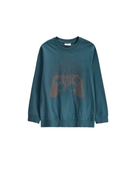 Coccodrillo Coccodrillo Longsleeve ZC6143106VBA-011 Zielony Regular Fit
