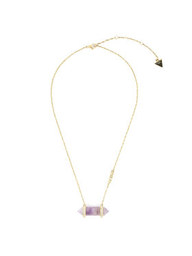 Guess Guess Halskette Good Vibes JUBN03 118JW Gelb vergoldet