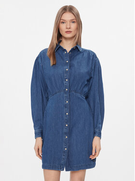 Pepe Jeans Pepe Jeans Džínové šaty Julie PL953449 Modrá Slim Fit