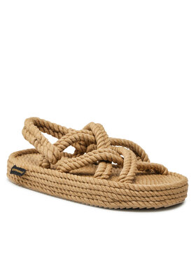 Bohonomad Bohonomad Sandale Bodrum Platform Sandal BOD.0012.PRS Bež