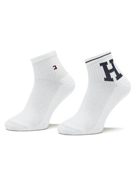 Tommy Hilfiger Tommy Hilfiger Комплект 2 чифта дълги чорапи мъжки 701224099 Бял