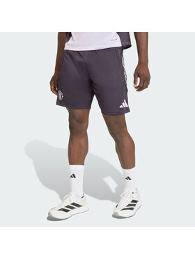 adidas adidas Szorty sportowe Manchester United Tiro Fioletowy Regular Fit