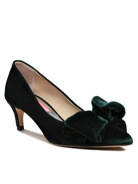 Custommade Custommade Pantofi cu toc subțire Alimo Velvet 998620024 Verde