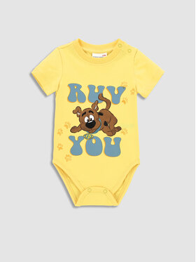 Coccodrillo Coccodrillo Детско боди WC3112201LIB Жълт Regular Fit