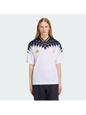adidas adidas Koszulka techniczna 169723 Biały Loose Fit