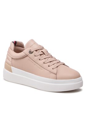 Tommy Hilfiger Tommy Hilfiger Αθλητικά Feminine Elevated Sneaker FW0FW06511 Μπεζ