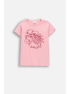 Coccodrillo Coccodrillo T-Shirt WC6143203GGK-033 Różowy Regular Fit