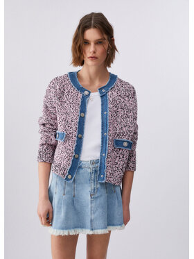 Liu Jo Liu Jo Kardigan WA6084MA70RL9048 Różowy Regular Fit