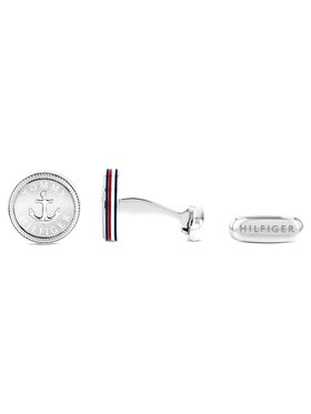 Tommy Hilfiger Tommy Hilfiger Spinki do mankietów 2790701 Srebrny