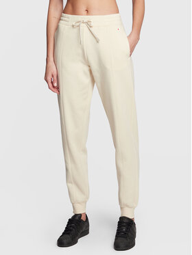 Champion Champion Sportinės kelnės Legacy Rib Cuff 115411 Écru Regular Fit