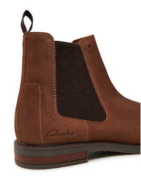 Clarks Gležnjarji Chelsea Jaxen Easy 26179436 Rjava