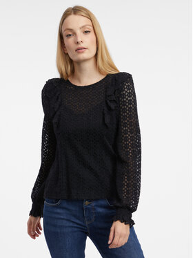 Orsay Orsay Bluzka 177052660000__L Czarny Regular Fit