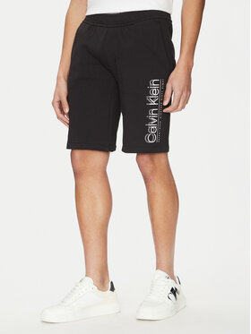 Calvin Klein Calvin Klein Sportovní kraťasy Modern Twill K10K114122 Černá Regular Fit