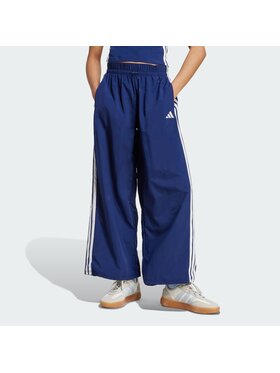 adidas adidas Sportinės kelnės Essentials 3-Stripes JV5328 Tamsiai mėlyna Loose Fit