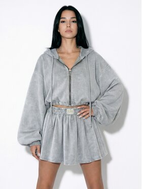 MissDenim MissDenim Spódnica dresowa Skirt Szary Basic Fit