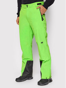 4F 4F Spodnie narciarskie H4Z21-SPMN006A Zielony Regular Fit