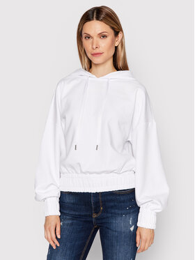 Guess Guess Bluza W2YQ05 KB932 Biały Relaxed Fit