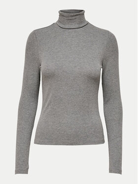ONLY ONLY Rollkragenpullover Sille 15256046 Grau Slim Fit