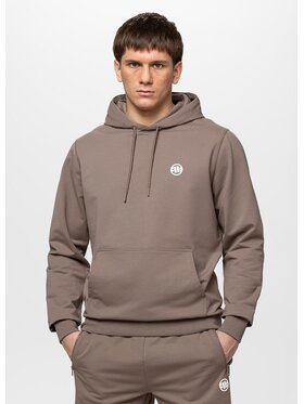 PITBULL PITBULL Bluza SMALL LOGO NUGGET Brązowy Regular Fit