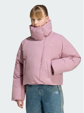 adidas adidas Kurtka przejściowa 168493 Czerwony ciemny Oversize