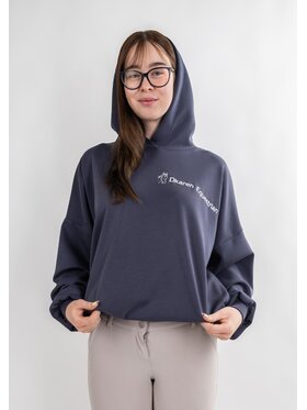 DKaren Sport DKaren Sport Bluza Eq30 001 Granatowy Classic Fit