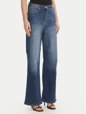 Morgan Morgan Blugi 261-PIZET Albastru Wide Leg