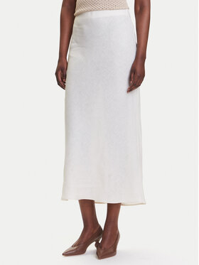 Marella Marella Gonna midi Desio 2515101032 Bianco Regular Fit