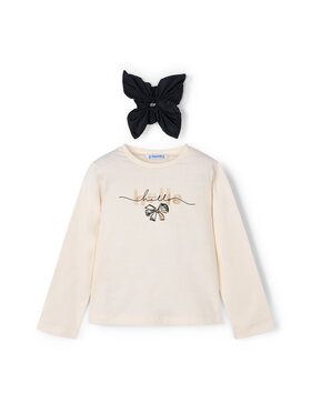 Mayoral Mayoral Bluse 4008 Écru Regular Fit