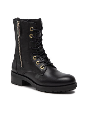 Tommy Hilfiger Tommy Hilfiger Ορειβατικά παπούτσια Essentials Biker Boot FW0FW06800 Μαύρο