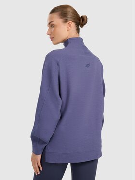 4F 4F Bluza 4FWAW25TFSWF589-30S Niebieski Oversize