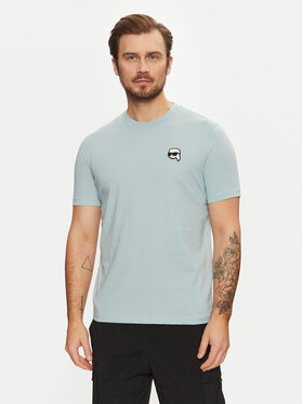 KARL LAGERFELD KARL LAGERFELD T-krekls 755710 551224 Gaiši zils Regular Fit