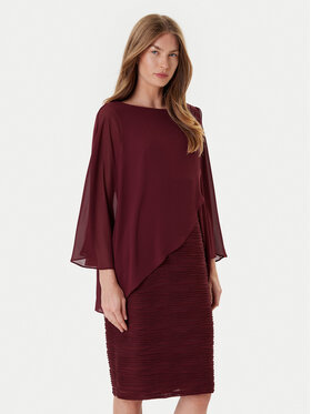 Joseph Ribkoff Joseph Ribkoff Kokteiļkleita 251720F25 Bordo Regular Fit