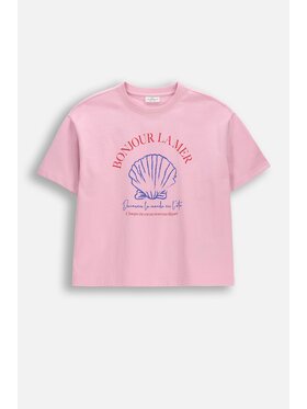 Coccodrillo Coccodrillo T-Shirt WC6143204QGJ-033 Różowy Regular Fit