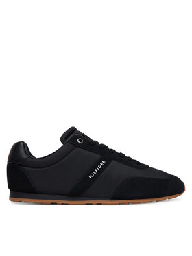 Tommy Hilfiger Tommy Hilfiger Сникърси Th Lo Run Icon Summer Mix FM0FM05905 Черен