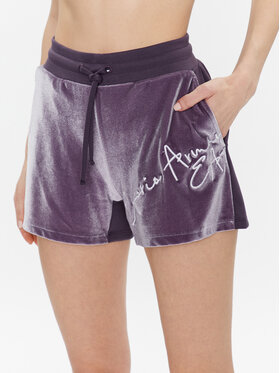 EA7 Emporio Armani EA7 Emporio Armani Szorty sportowe 3RTS65 TJDWZ 1319 Fioletowy Regular Fit